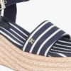 Breton Stripe Platform Wedge Espadrille
