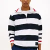Breton Stripe Quarter-Zip Sweatshirt Breton Stripe Quarter-Zip Sweatshirt