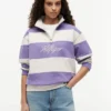 Brushed-Back Quarter-Zip Sweatshirt Brushed-Back Quarter-Zip Sweatshirt