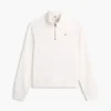Brushed-Back Quarter-Zip Sweatshirt Brushed-Back Quarter-Zip Sweatshirt