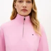 Brushed-Back Quarter-Zip Sweatshirt Brushed-Back Quarter-Zip Sweatshirt