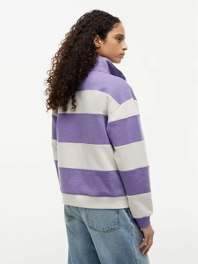 Brushed-Back Quarter-Zip Sweatshirt Brushed-Back Quarter-Zip Sweatshirt