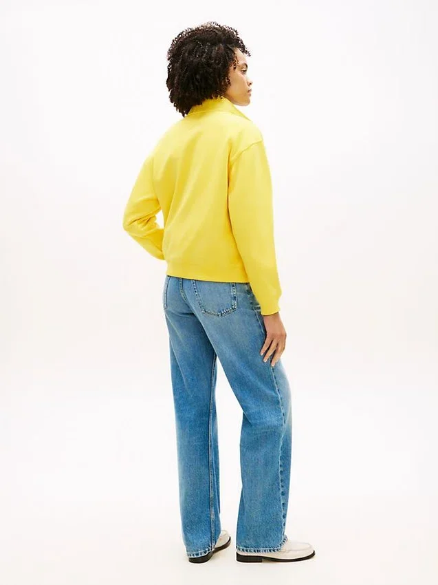 Brushed-Back Quarter-Zip Sweatshirt Brushed-Back Quarter-Zip Sweatshirt