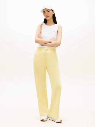Brushed-Back Wide Leg Sweatpant