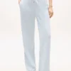 Brushed-Back Wide Leg Sweatpant