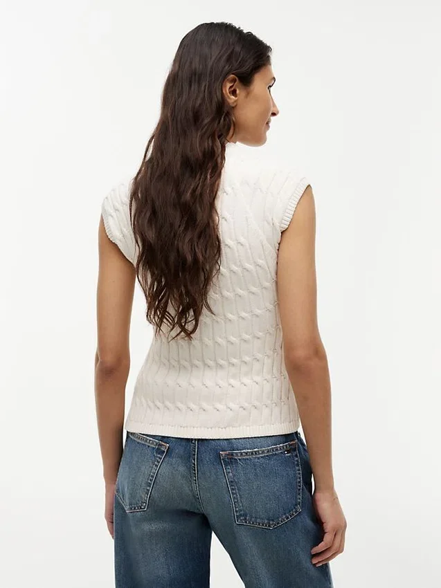Cable Knit Cardigan Vest Cable Knit Cardigan Vest
