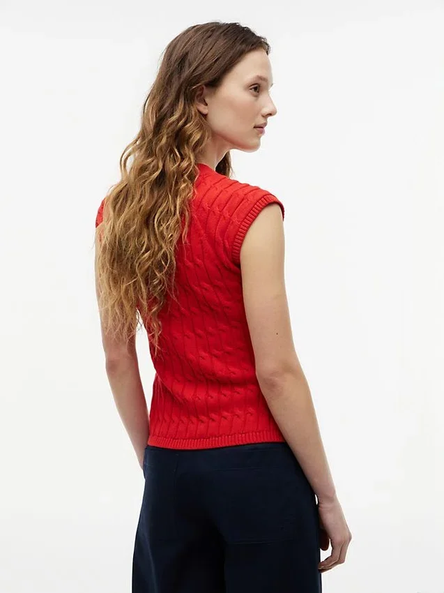 Cable Knit Cardigan Vest Cable Knit Cardigan Vest
