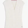 Cable Knit Cardigan Vest Cable Knit Cardigan Vest