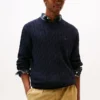 Cable Knit Crewneck Sweater