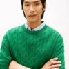 Cable Knit Crewneck Sweater Cable Knit Crewneck Sweater