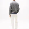 Cable Knit Crewneck Sweater