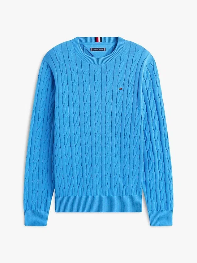 Cable Knit Crewneck Sweater Cable Knit Crewneck Sweater