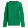 Cable Knit Crewneck Sweater Cable Knit Crewneck Sweater
