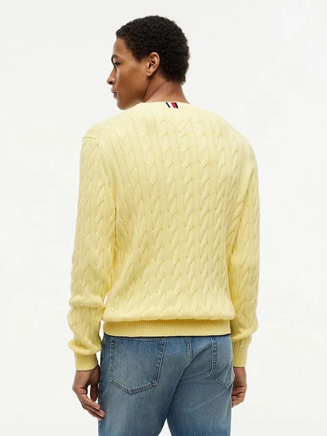 Cable Knit Crewneck Sweater Cable Knit Crewneck Sweater