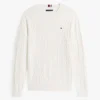 Cable Knit Crewneck Sweater