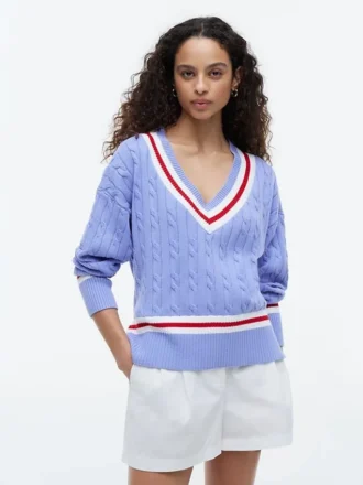 Cable Knit Cricket Sweater