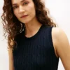 Cable Knit Sweater Vest
