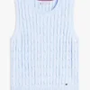Cable Knit Sweater Vest