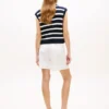 Cable Knit V-Neck Sweater Vest