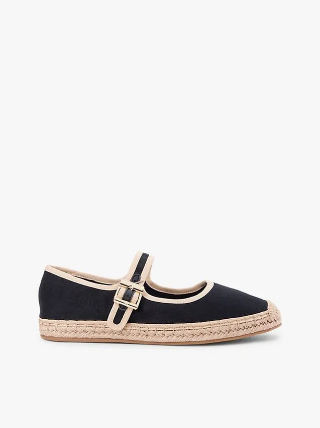 Canvas Mary Jane Espadrille Canvas Mary Jane Espadrille