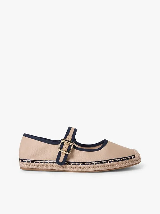 Canvas Mary Jane Espadrille Canvas Mary Jane Espadrille