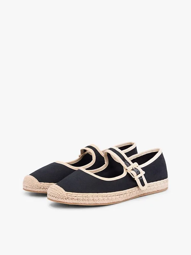 Canvas Mary Jane Espadrille Canvas Mary Jane Espadrille