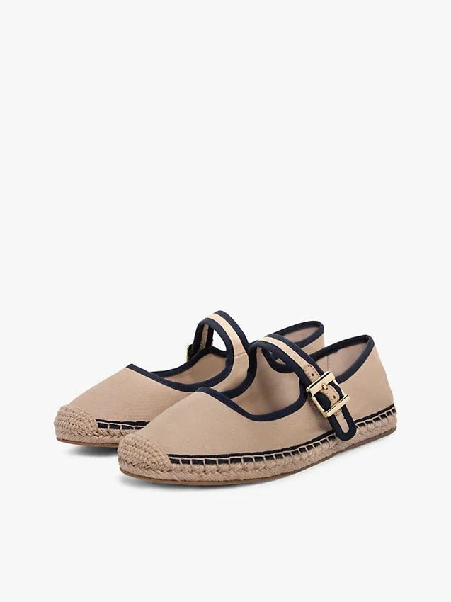 Canvas Mary Jane Espadrille Canvas Mary Jane Espadrille