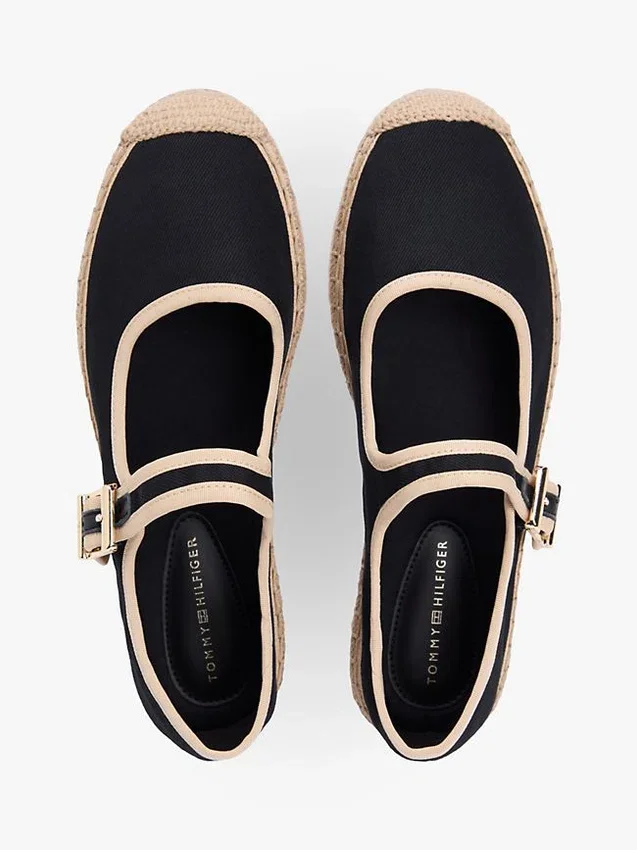 Canvas Mary Jane Espadrille Canvas Mary Jane Espadrille