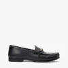 Chain-Link Leather Loafer