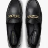 Chain-Link Leather Loafer