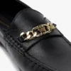 Chain-Link Leather Loafer