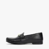 Chain-Link Leather Loafer