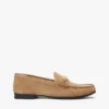 Chain-Link Suede Loafer