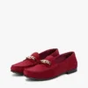 Chain-Link Suede Loafer