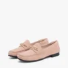 Chain-Link Suede Loafer