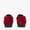 Chain-Link Suede Loafer