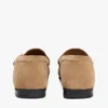 Chain-Link Suede Loafer