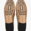 Chain-Link Suede Loafer