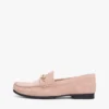 Chain-Link Suede Loafer