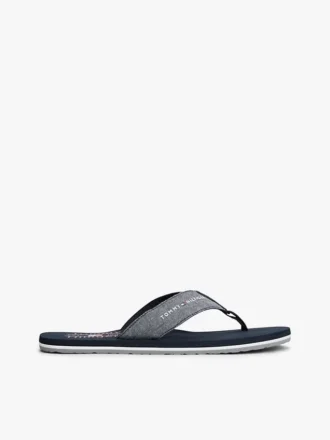 Chambray Linen Flip-Flop
