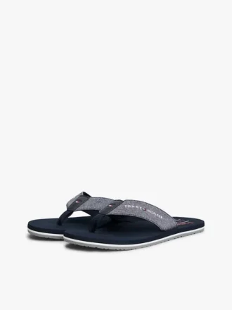 Chambray Linen Flip-Flop