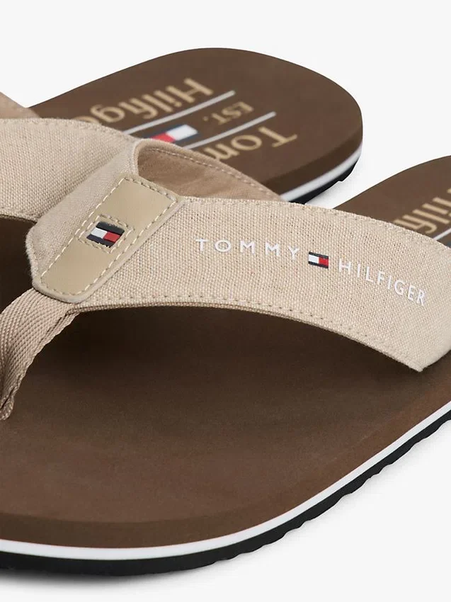 Chambray Linen Flip-Flop Chambray Linen Flip-Flop