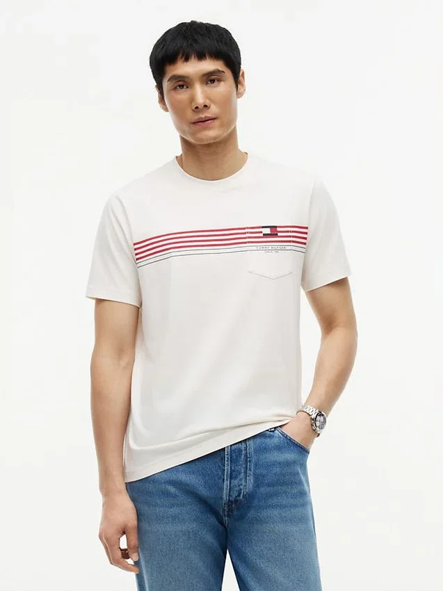 Chest Stripe Pocket T-Shirt Chest Stripe Pocket T-Shirt