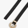 Circle Buckle Leather Belt Circle Buckle Leather Belt