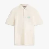 Classic Fit Embroidered Palm Tree Polo