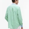 Classic Fit Mix Stripe Paper-Touch Shirt