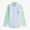 Classic Fit Mix Stripe Paper-Touch Shirt