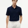 Classic Fit Textured Jacquard Polo