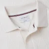 Classic Fit Textured Jacquard Polo