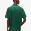 Classic Fit Windowpane Dobby Camp Shirt